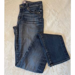 PAIGE || Skyline Straight Blue Jeans